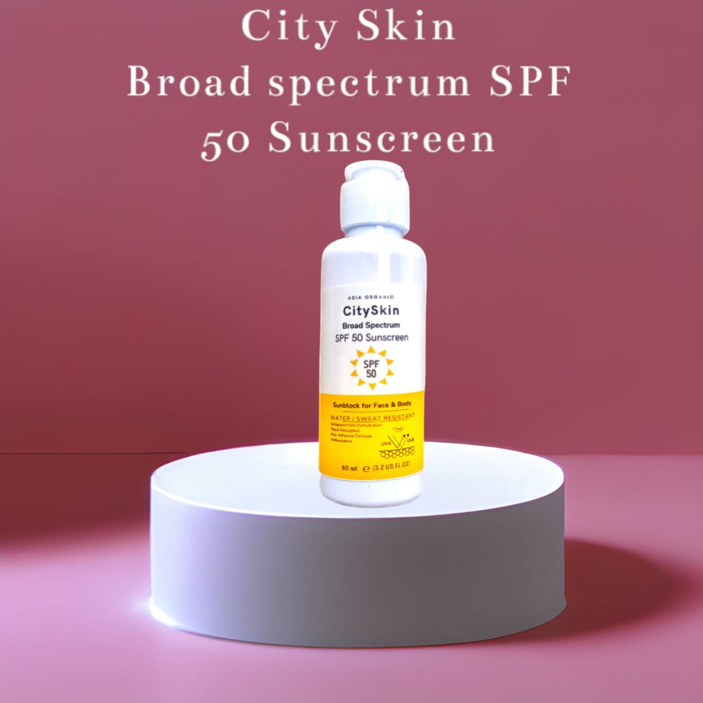 Broad spectrum SPF 50 Sunscreen