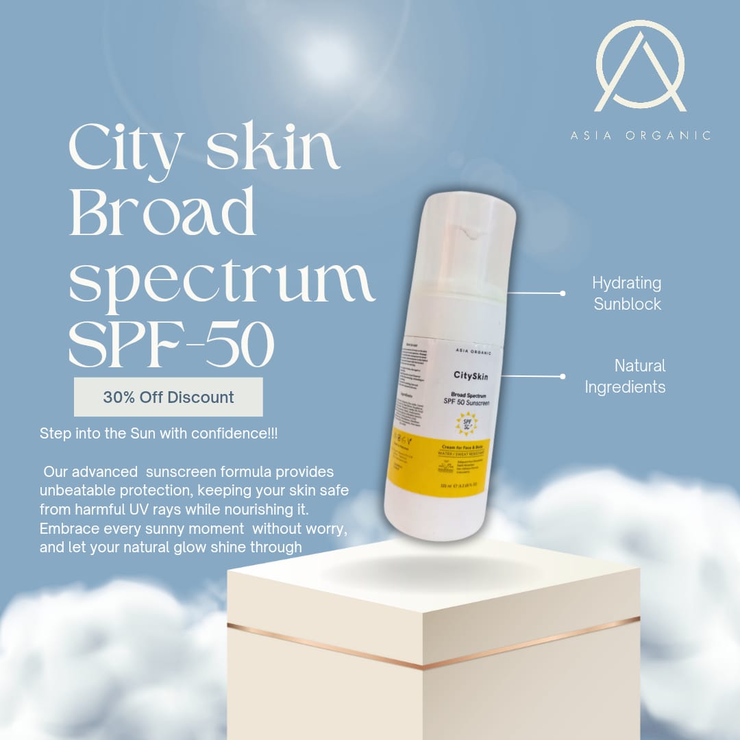 Broad spectrum SPF 50 Sunscreen